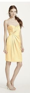 Canary Yellow Semi Formal Dress